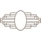 Ekena Millwork Elizabeth Architectural Grade PVC Pierced Medallion, 36"W x 18"H x 17"IH x 9 7/8"IW x 1"P, Copper CMPP36X18EBSCO - alternate 1